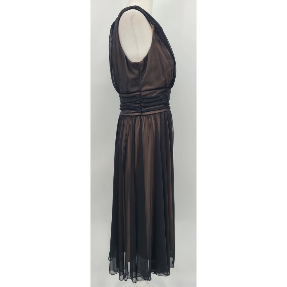 Y2K Whimsigoth Wrap Dress 8 Sheer Witchy Vamp Victorian Fairygoth - Picture 13 of 13